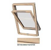 DAKEA BETTER ENERGY - Dřevěné střešní okno KAV B1500 - P6A - rozměr 94*118cm